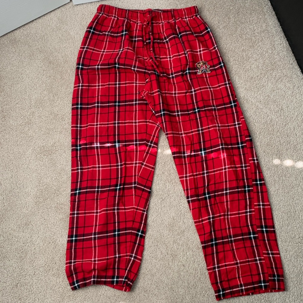University of Maryland Mens Flannel Pajama Pants Medium